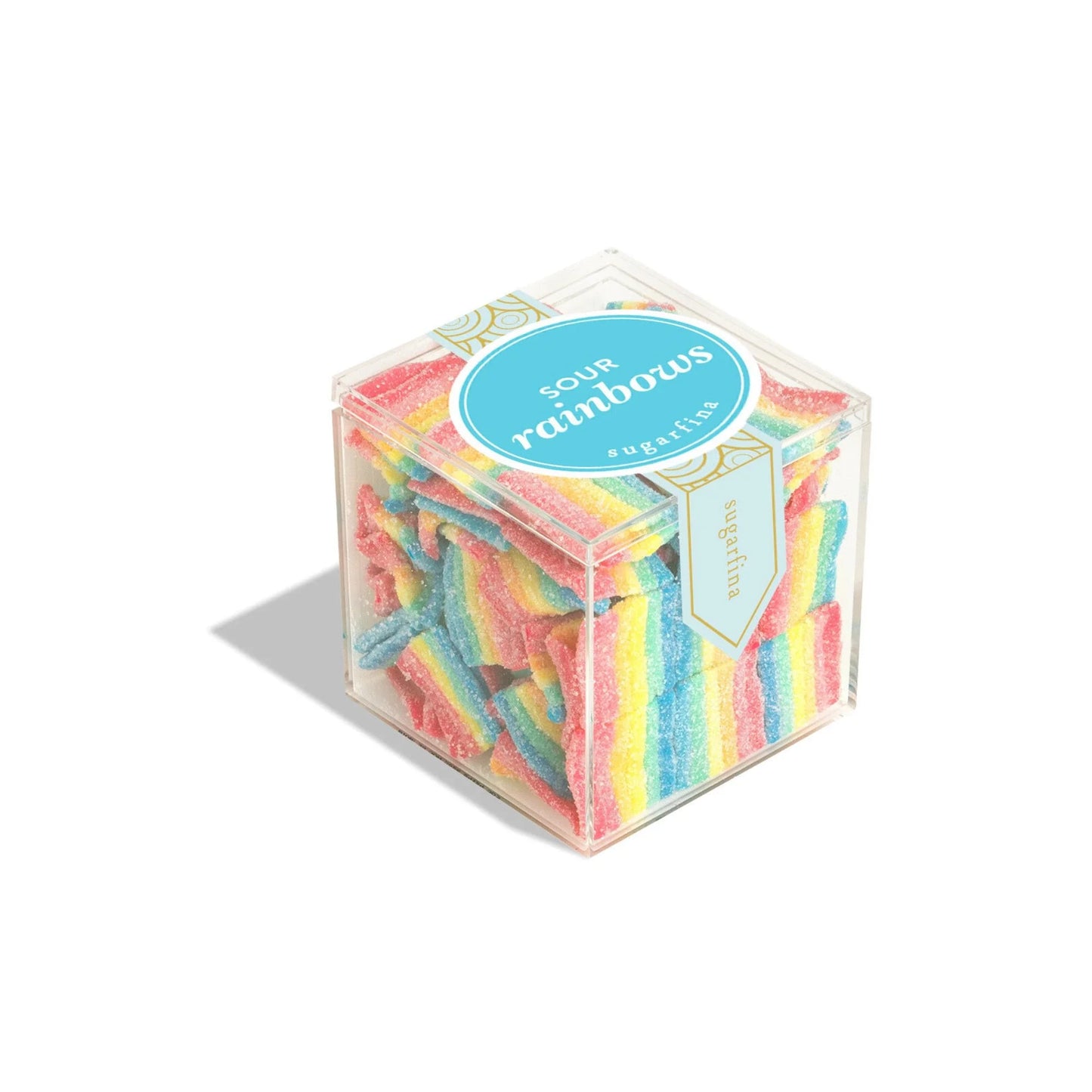 Sugarfina Sour Rainbows Gummy Strips - Large Candy Cube