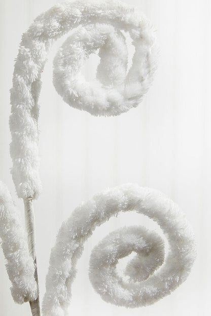Decorator's Warehouse 28” Spiral Curly Spray - White