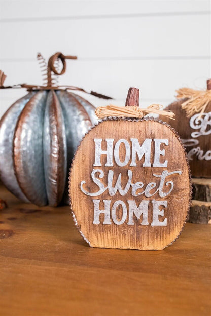 Decorator's Warehouse 8” Tabletop Harvest Pumpkin