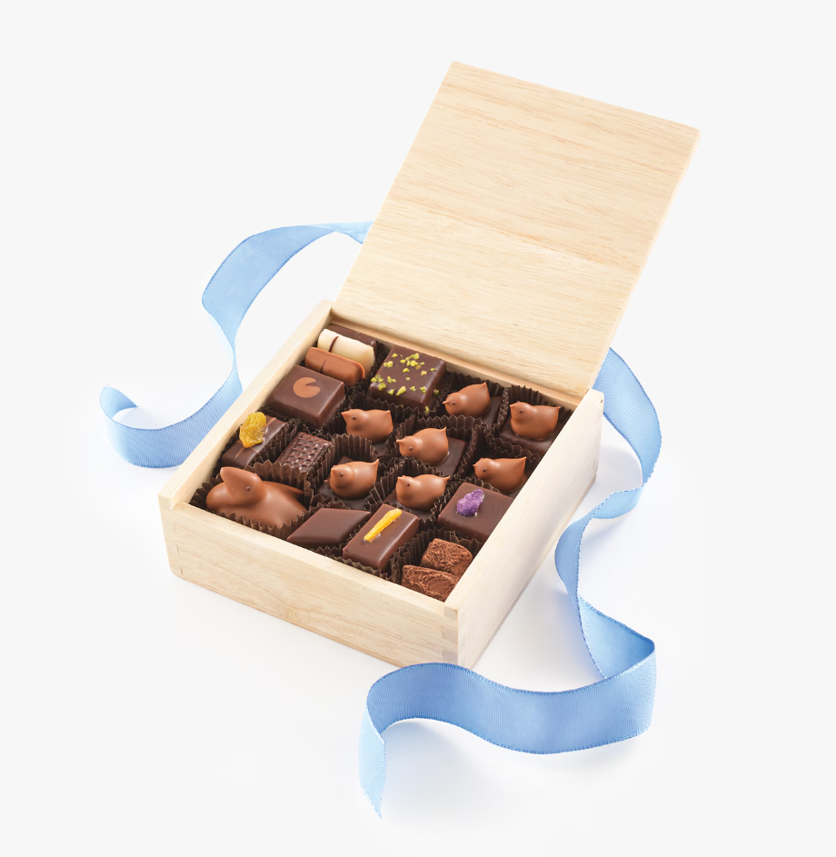 L.A. Burdick Chocolates Chocolate Mother Duck & Ducklings, Small