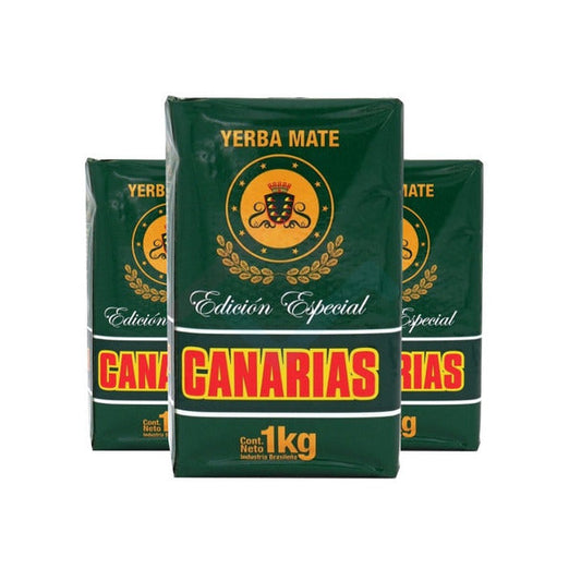 Pampa Direct Canarias Yerba Mate Sin Palo, Special Edition Edición Especial from Uruguay, 1 kg / 2.2 lb (pack of 3)