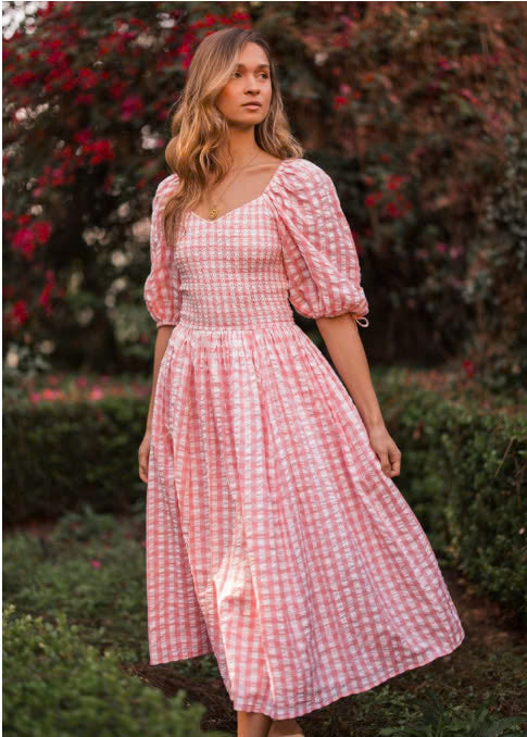 JessaKae Bonnet Dress - Pink