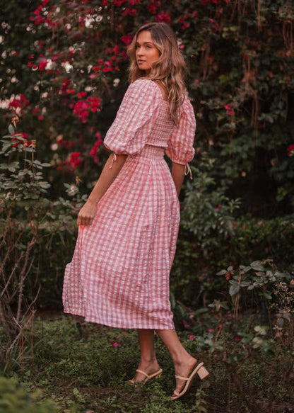 JessaKae Bonnet Dress - Pink