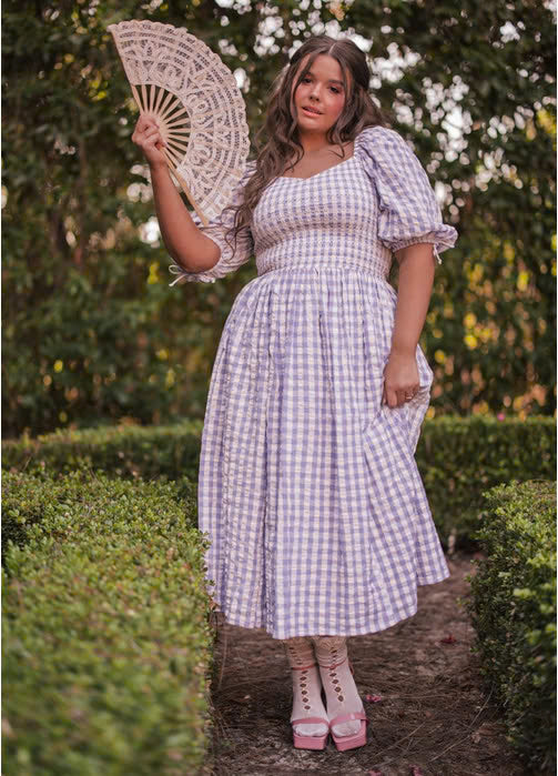 JessaKae Bonnet Dress - Purple