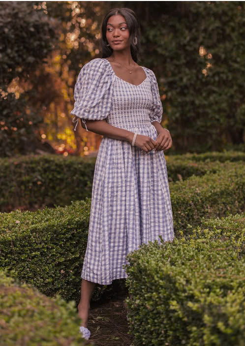 JessaKae Bonnet Dress - Purple