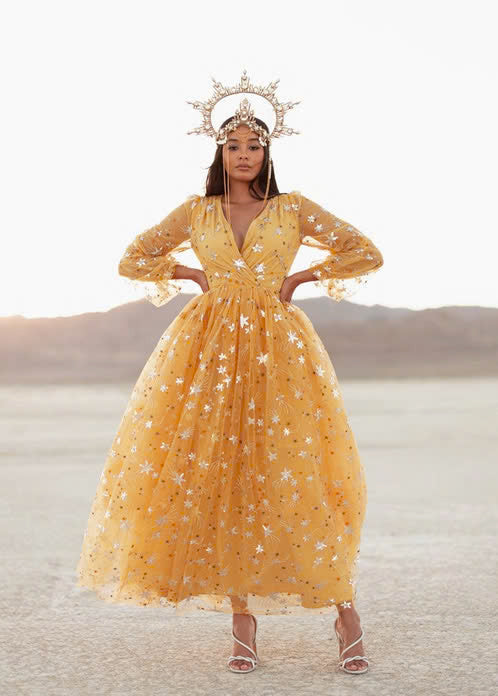 JessaKae Celestia Dress - Sun Gold